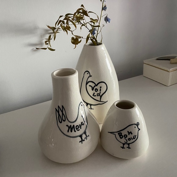 Set of 3 Vases - Picture 1 of 3